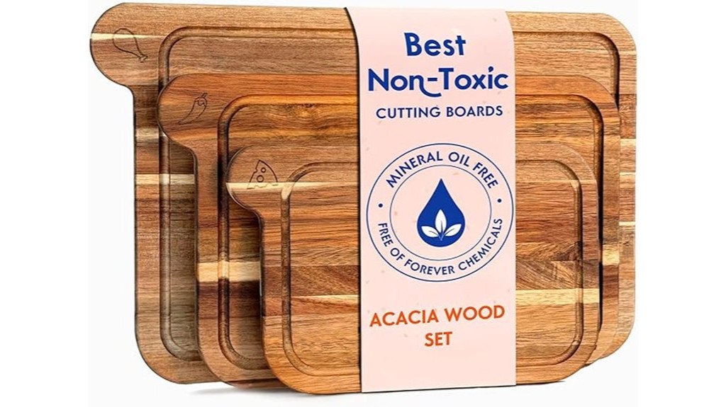 non toxic acacia wood boards
