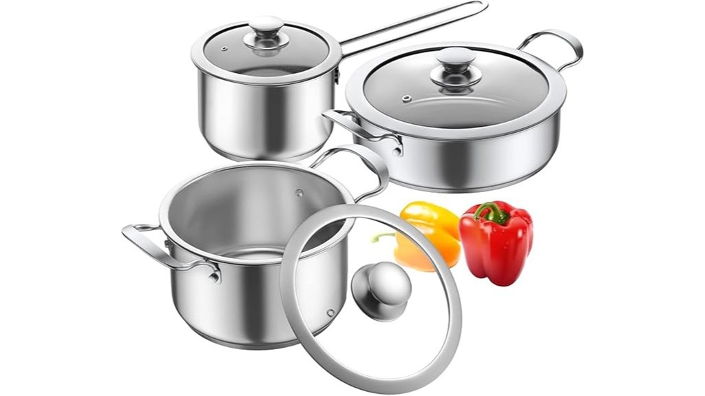 nonstick stainless steel cookware