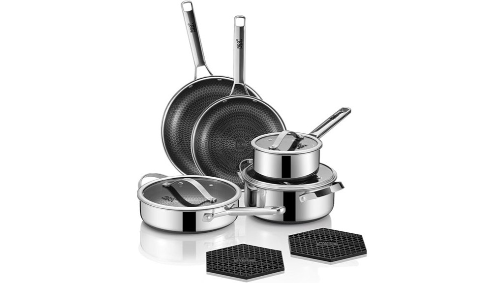 nonstick stainless steel cookware