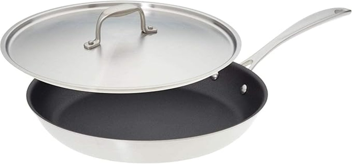 nonstick stainless steel skillet