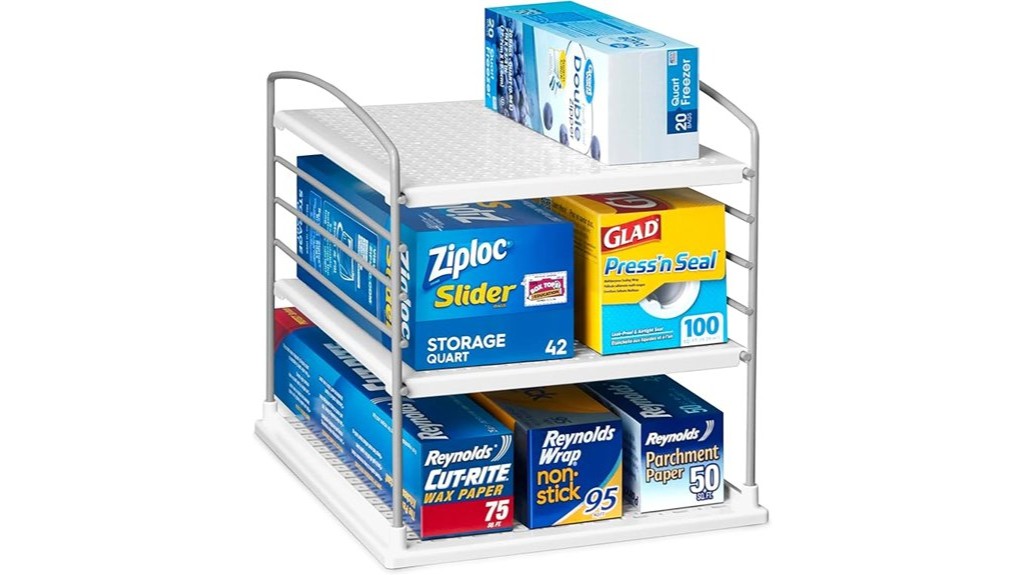plastic wrap and foil organizer