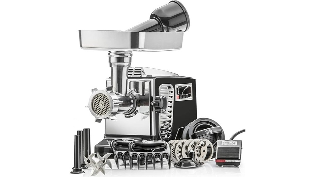 powerful electric meat grinder