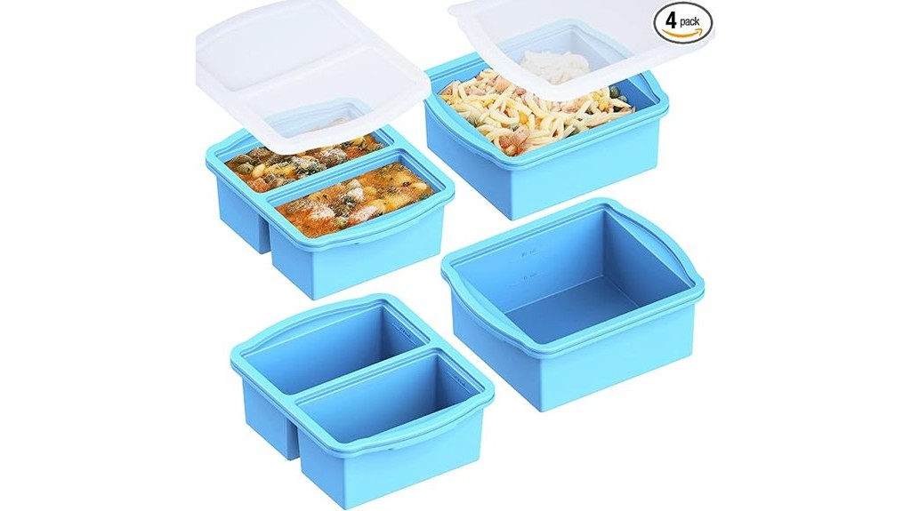 silicone freezer trays set