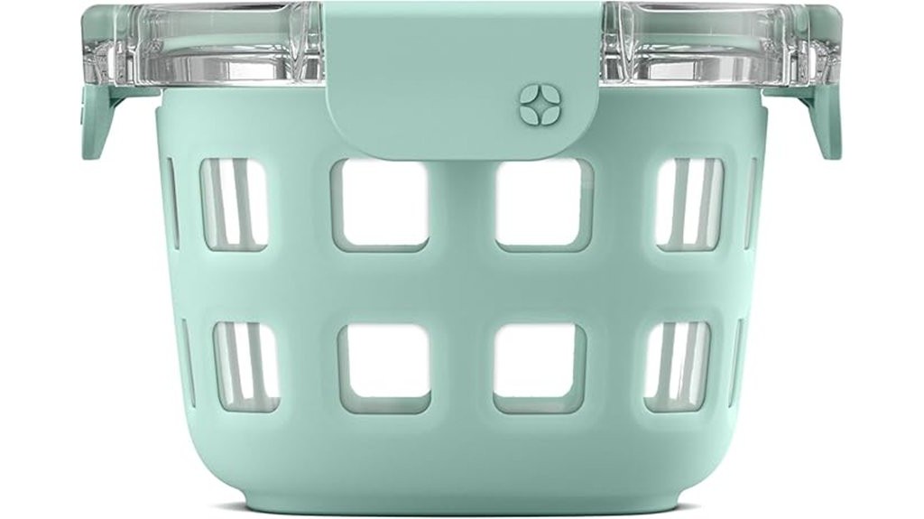 silicone sleeved glass containers