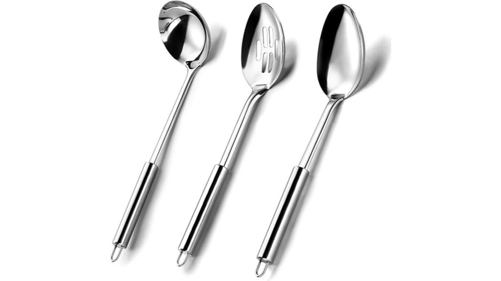 silver stainless steel utensils