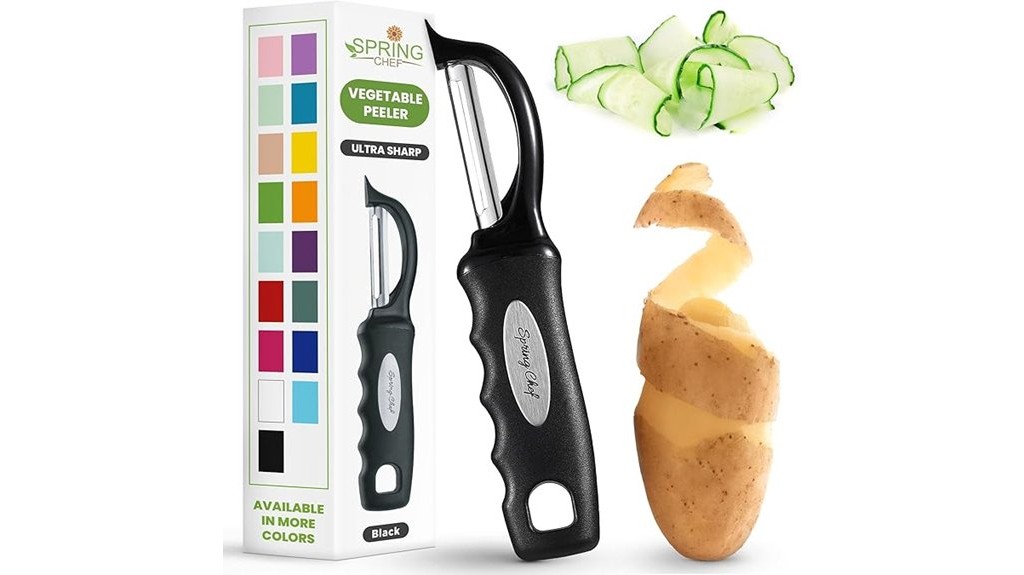 soft grip vegetable peeler