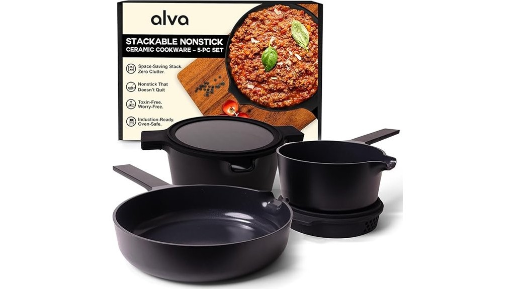 space saving nesting cookware set