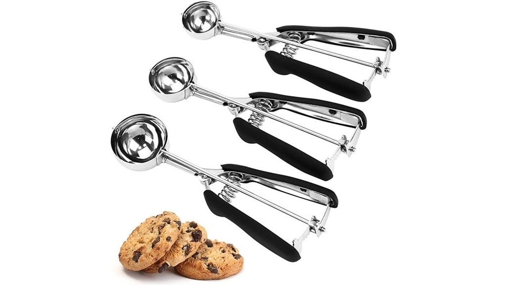 stainless steel cookie scoop