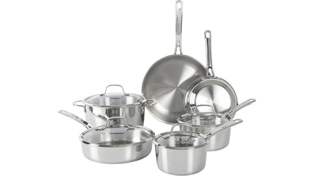 stainless steel cookware set