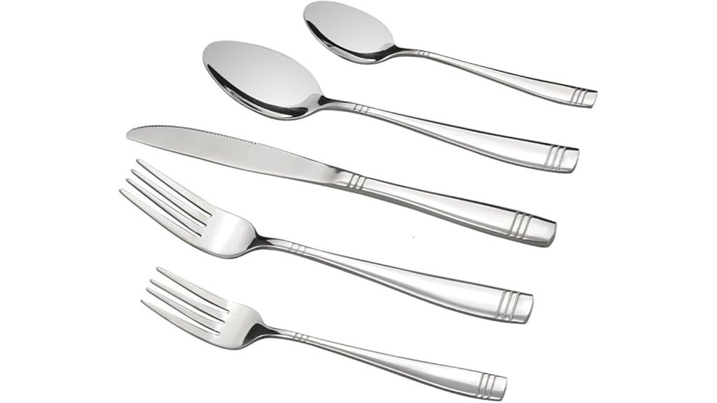 stainless steel flatware set