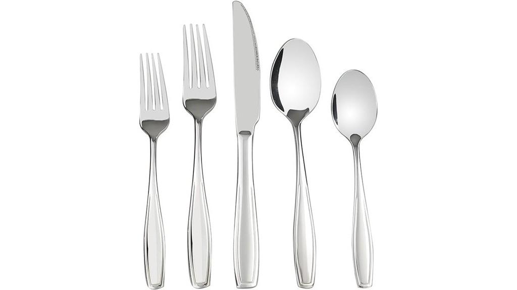 stainless steel flatware set