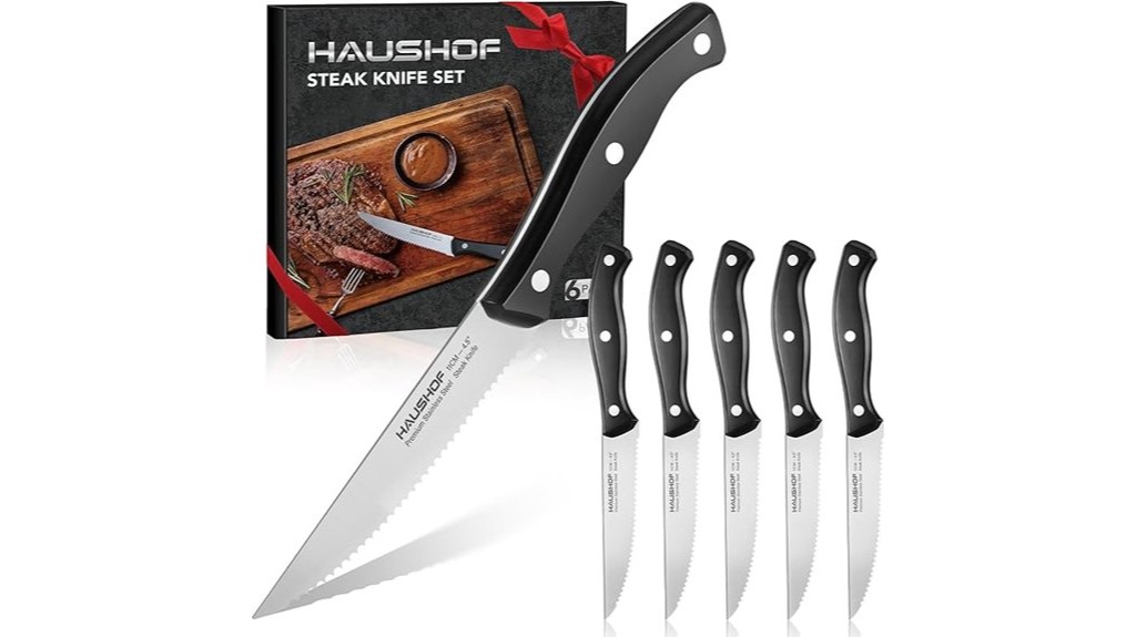 stainless steel steak knives
