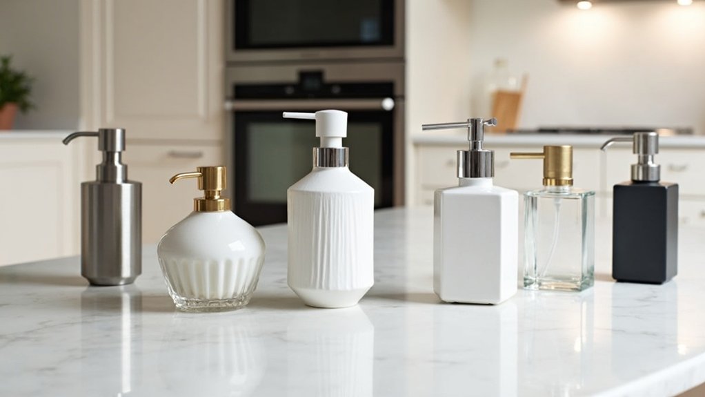 stylish kitchen soap dispensers