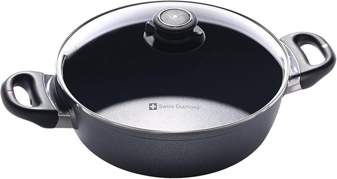 swiss diamond casserole pot