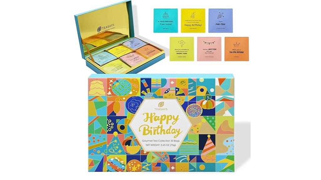 tea themed birthday gift set