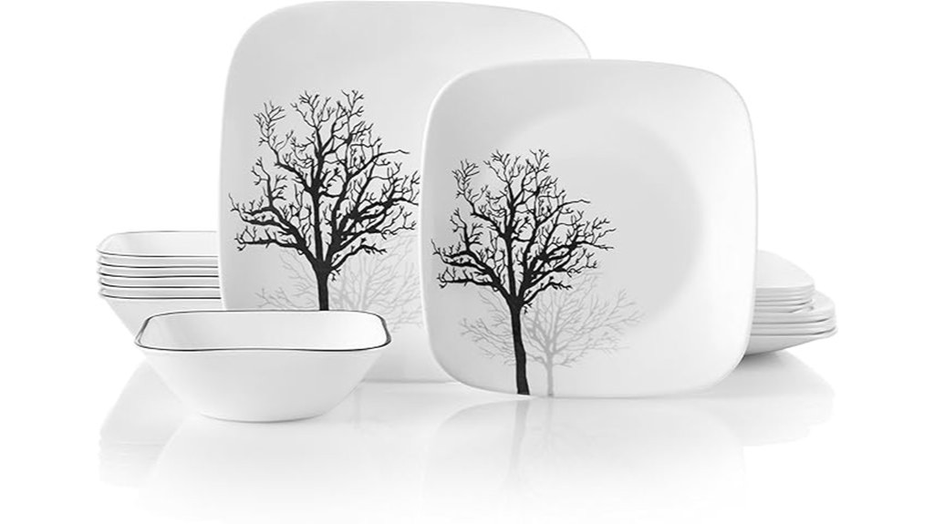 timber shadows dinnerware set