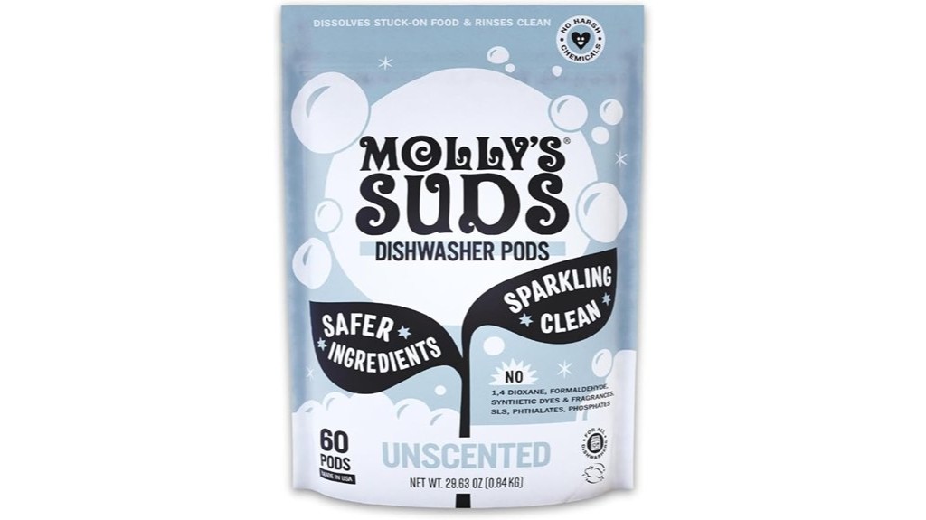 unscented dishwasher detergent tabs