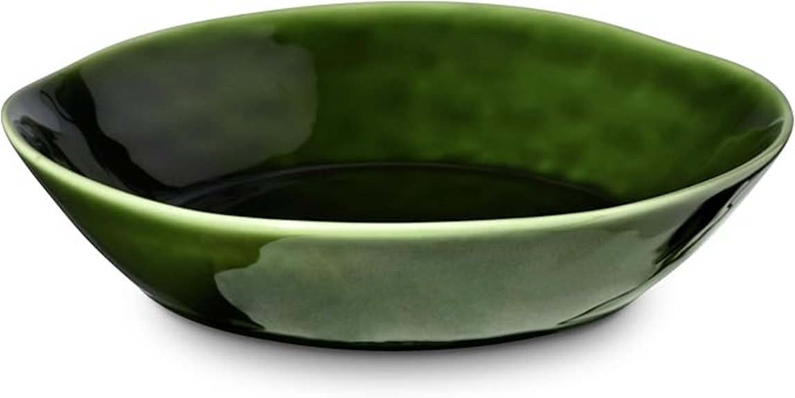 verde stoneware soup bowls