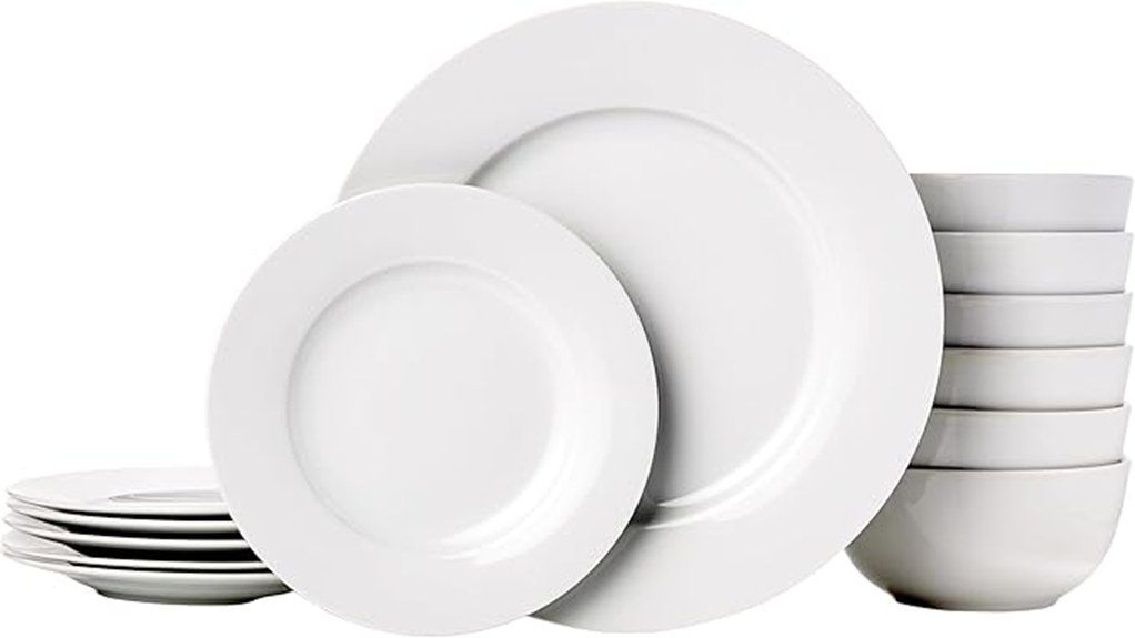 18 piece dinnerware set