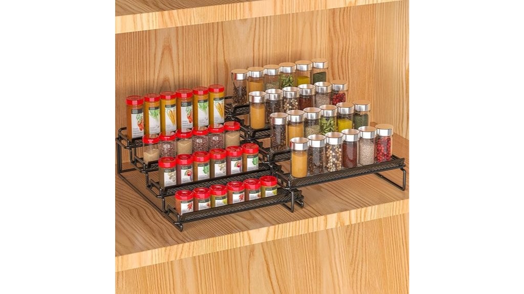 adjustable spice rack organizer