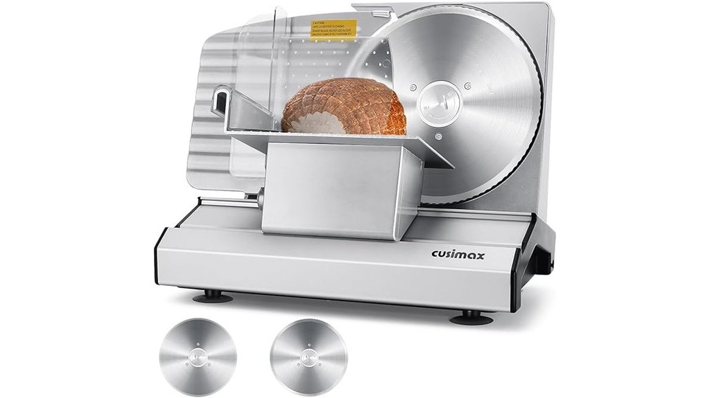 adjustable thickness meat slicer