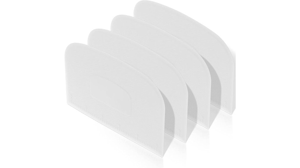 baking dough scraper set