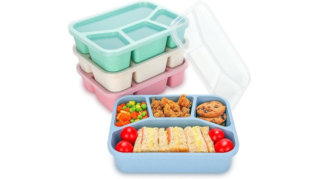 bento box with compartments