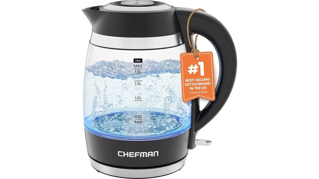borosilicate glass electric kettle