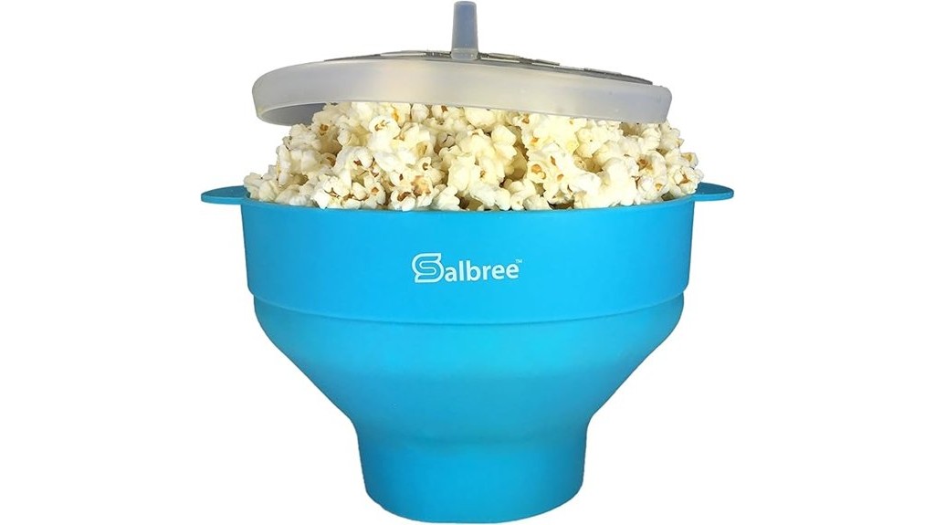 collapsible silicone popcorn popper
