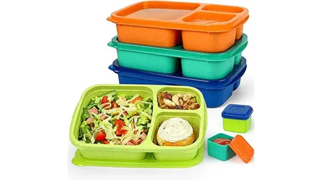 colorful lunch box set
