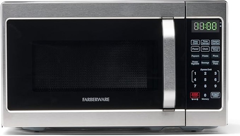 compact 700 watt microwave