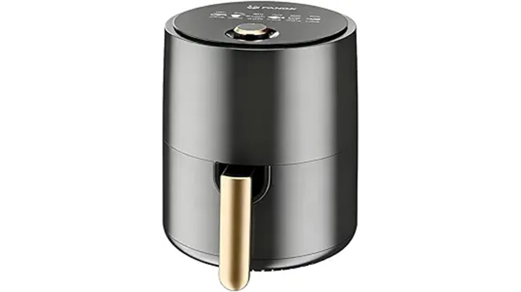 compact high powered air fryer