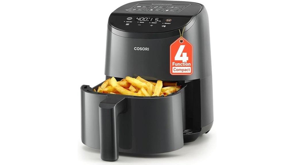 compact multifunctional air fryer