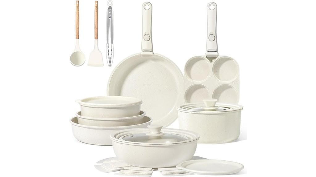 complete cookware set included