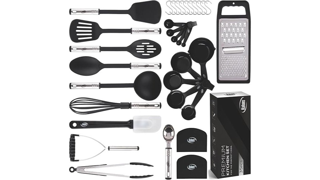 comprehensive cooking utensil collection