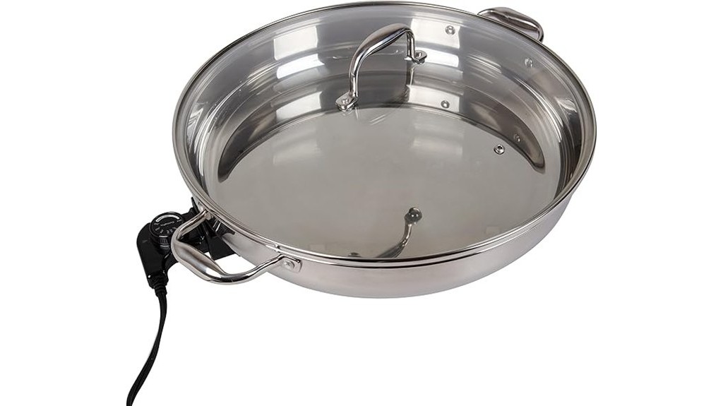 cucinapro electric skillet features