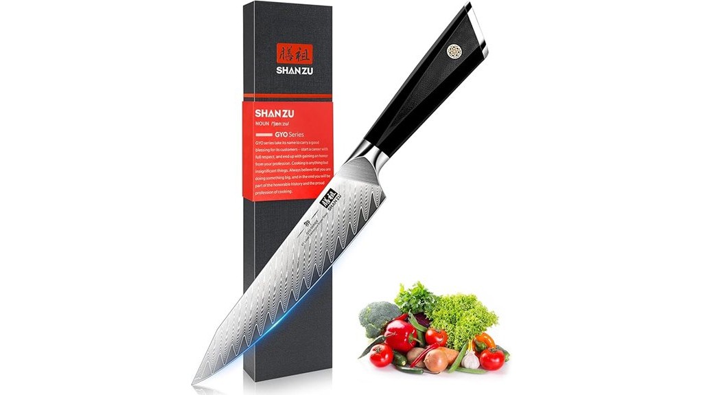 damascus chef knife 6 inch