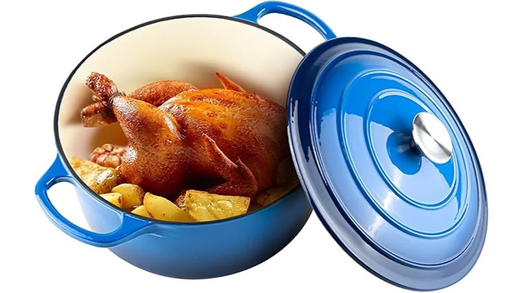 11 Best Dutch Ovens for Gourmet Cooking in 2025 - Expert Picks and Reviews 8 dark blue dutch oven