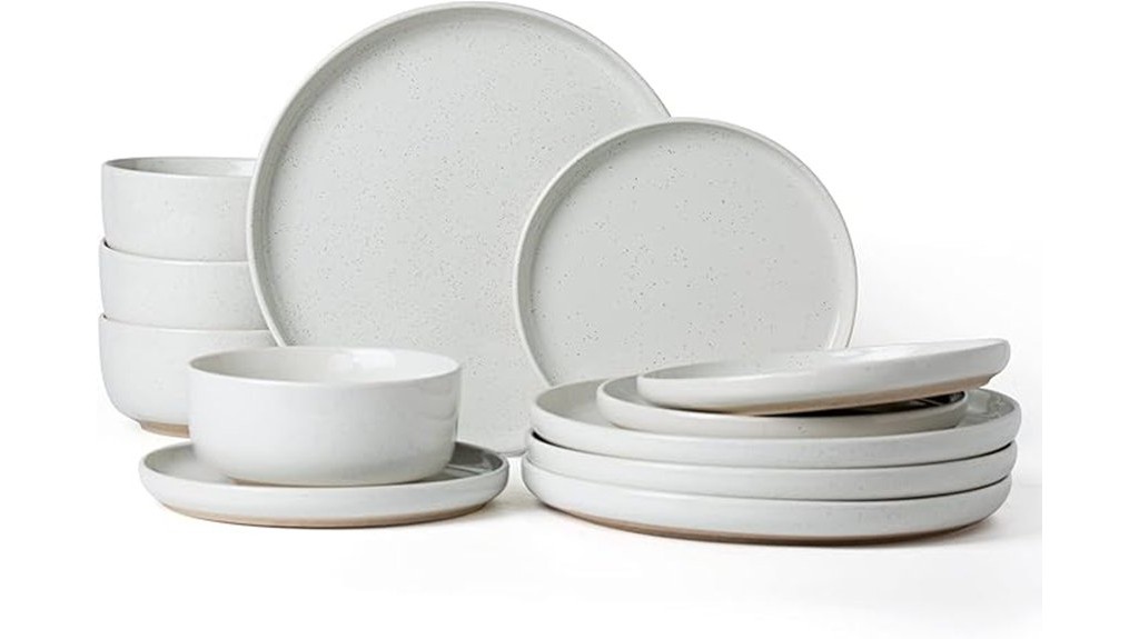 dinnerware set for four