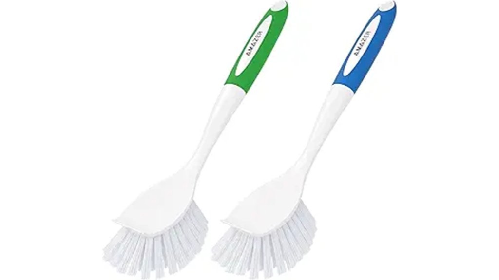 dish brush with handle