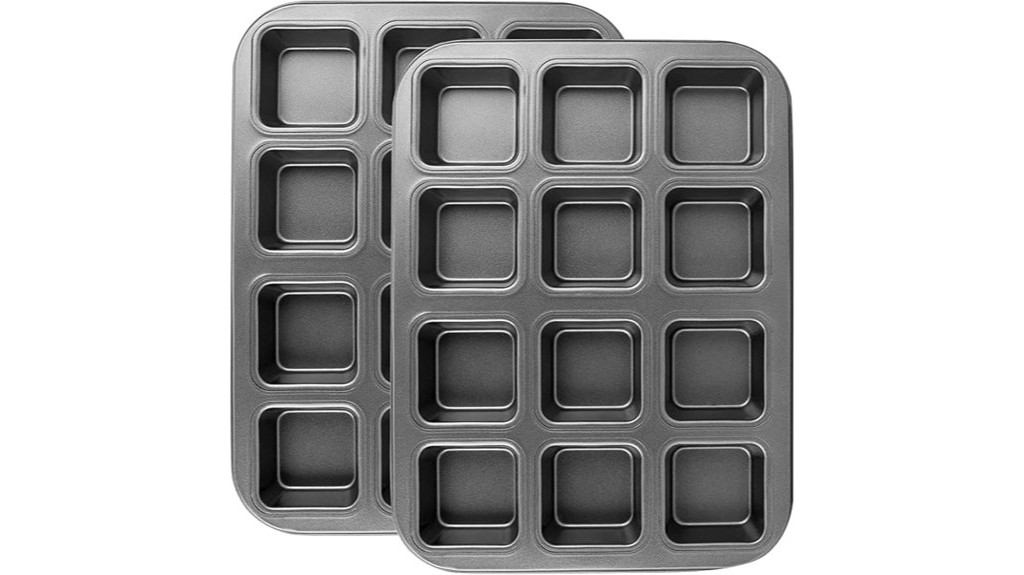 12 Best Brownie Pans for Perfectly Even Baking Every Time 13 divided non stick brownie pan
