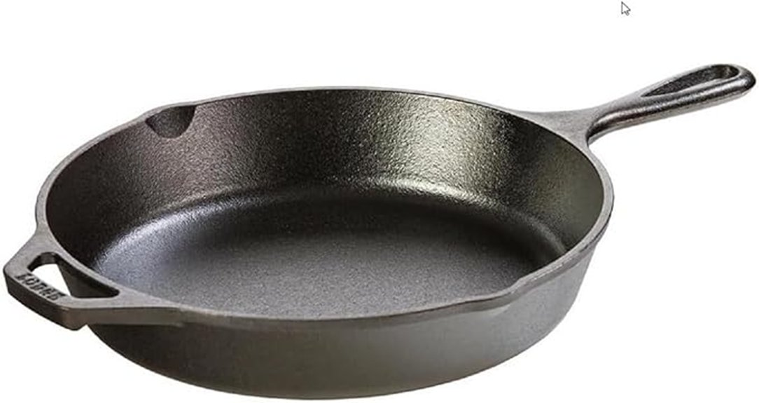 durable pre seasoned cast iron