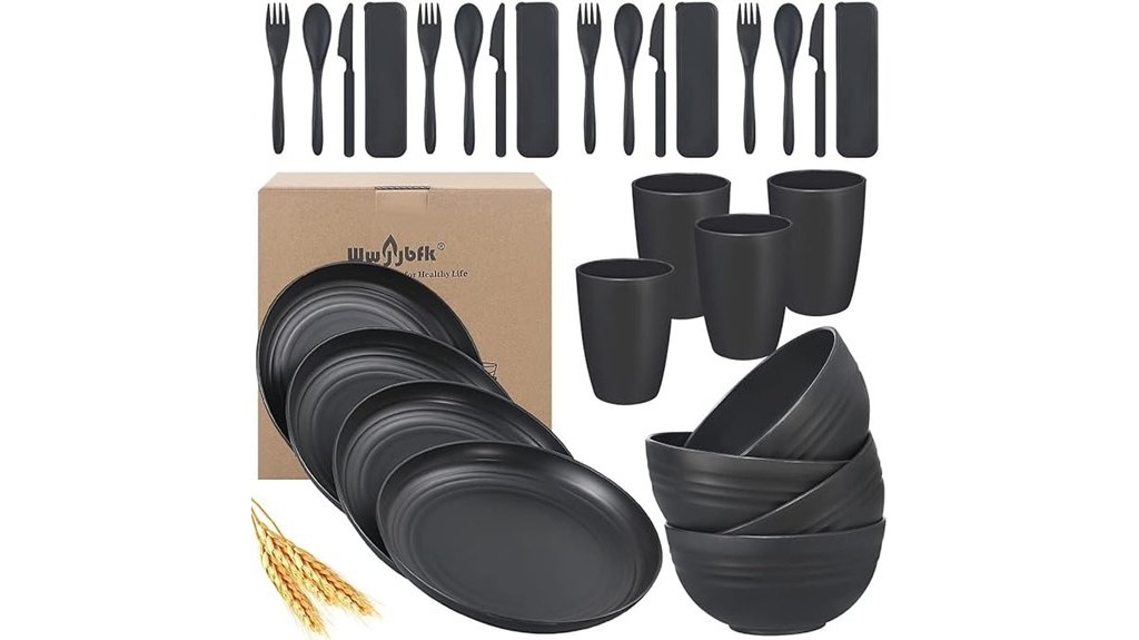9 Best Affordable Tableware Sets for College Students That Won't Break the Bank 4 eco friendly dining set