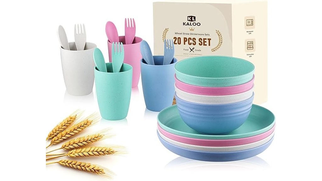 eco friendly dinnerware set
