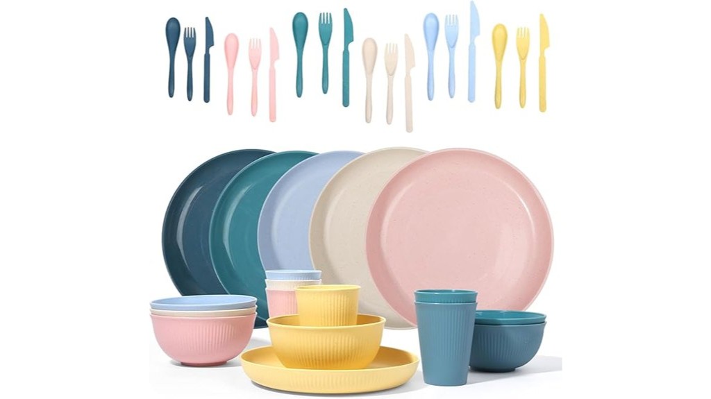 eco friendly dinnerware set