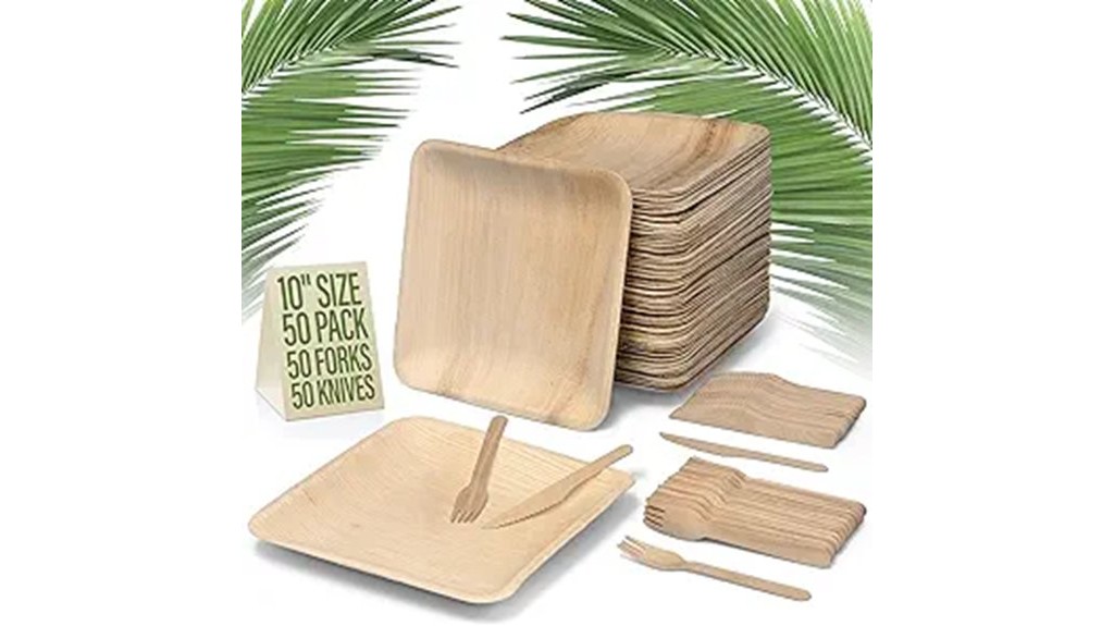 12 Best Bamboo Serveware Pieces for Stylish and Eco-Friendly Dining 7 eco friendly palm leaf plates