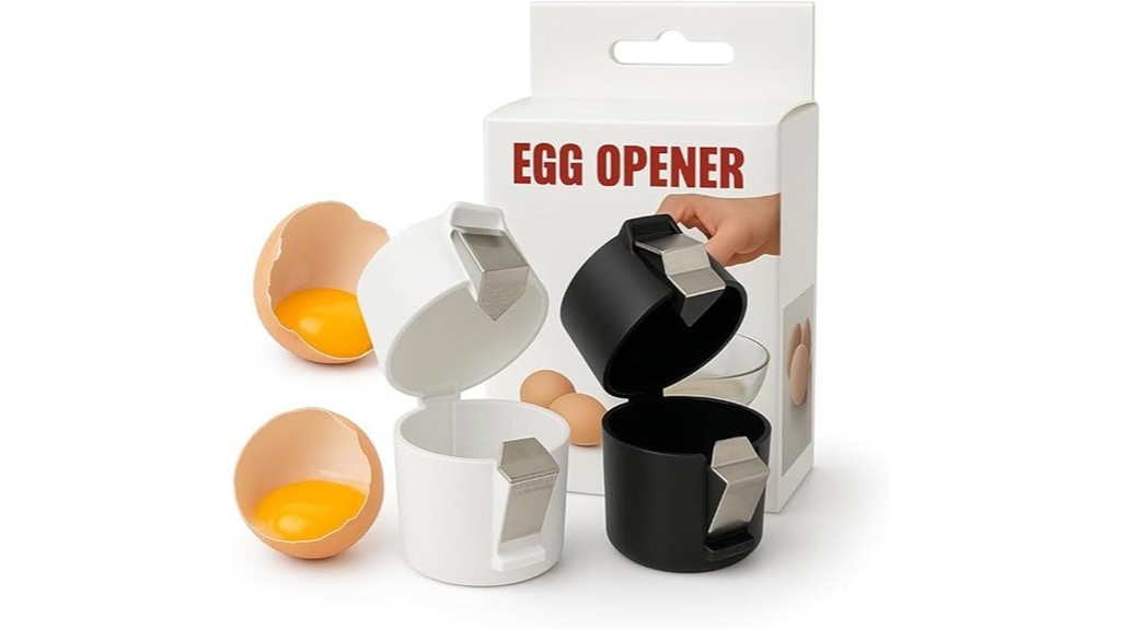 egg cracker and peeler
