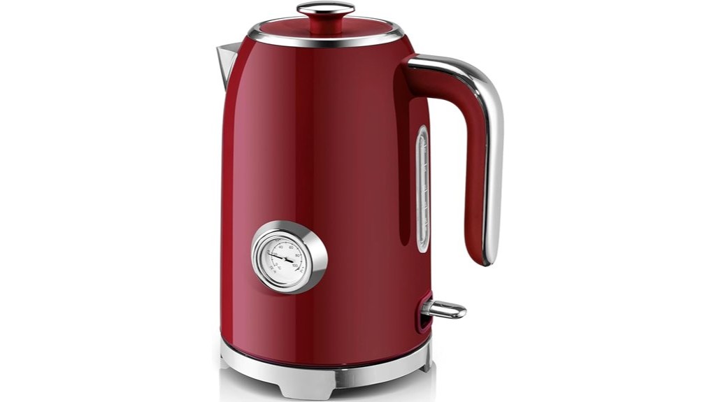 electric kettle with thermometer