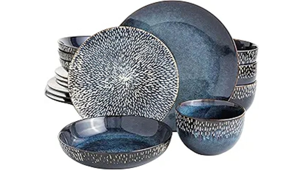 elegant dinnerware for four
