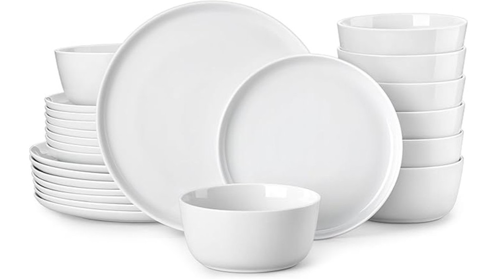 elegant porcelain dinnerware set